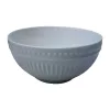 Light blue striped ceramic bowl, a simple household meal bowl for holding rice, noodles and soup Item Picture